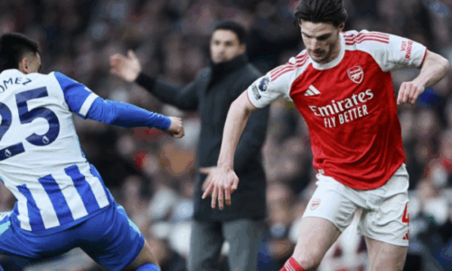 Rice shkëlqen në rol të ri, Arteta: Tha po pa menduar