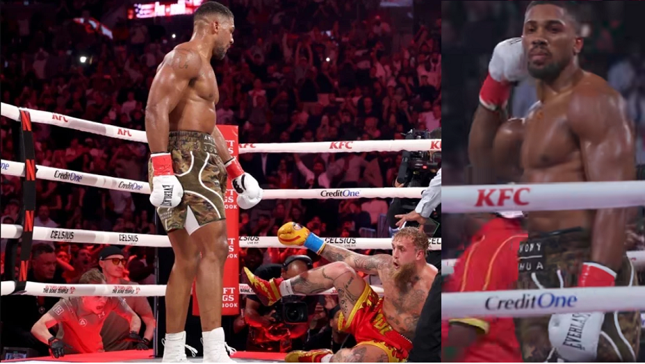 Festa epike e Anthony Joshuas pas nokautit që ia bëri Jake Paulit