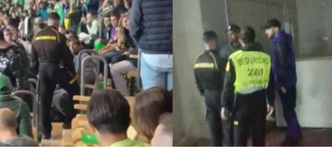 Tension në tribunë gjatë ndeshjes Betis-Barça, babai i Yamalit përfshihet në incident me tifozët vendas