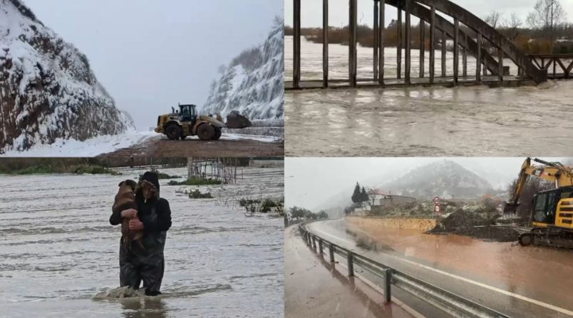 Një i vdekur nga përmbytjet në Shqipëri