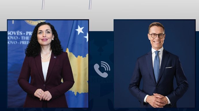 Osmani flet në telefon me presidentin e Finaldës: Diskutuam zhvillimet e fundit politike dhe për sigurinë