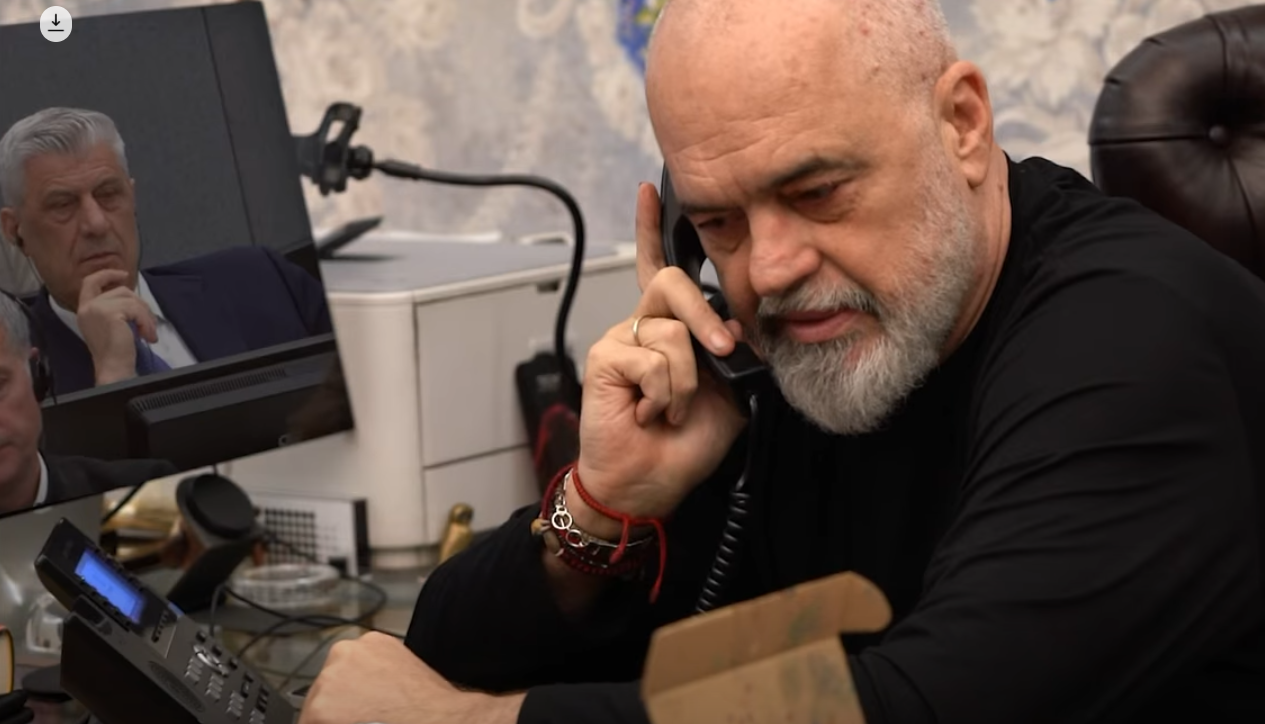“Më vjen keq që s’bëj dot më shumë”, Edi Rama flet me Thaçin në telefon – ndan video nga biseda